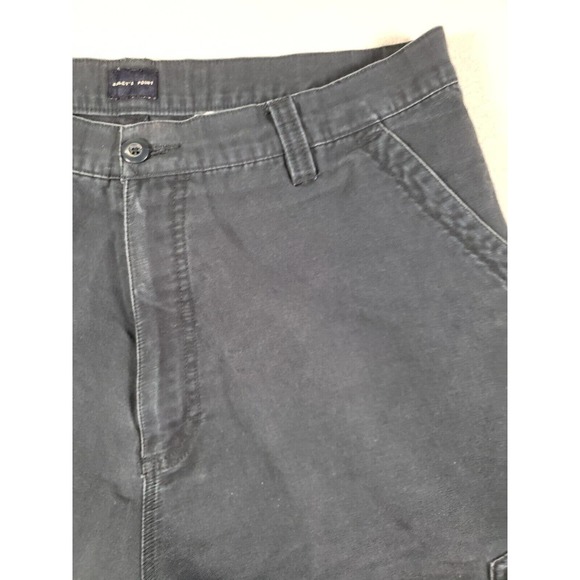 Baileys Point Shorts Mens 34 Blue Denim Cargo Low Rise Zipper Pockets Summer - Picture 3 of 10
